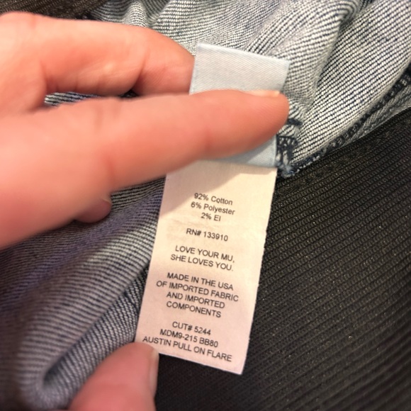 NWOT SHOW ME YOUR MUMU BLUE AUSTIN PULL ON FLARE SIZE SMALL - Picture 8 of 8